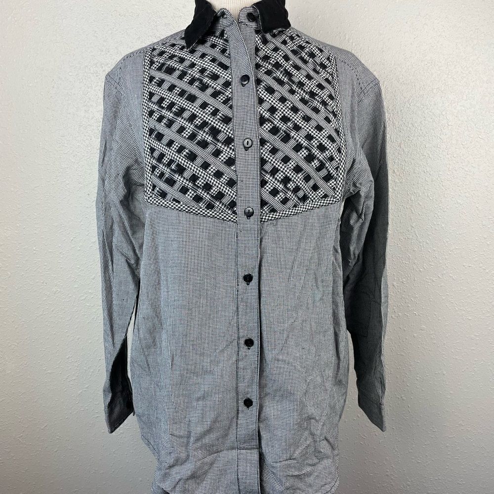 Vintage Casey & Max Womens Button Down Shirt Size S